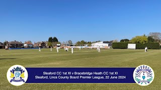 Sleaford CC 1stXI v Bracebridge Heath 1st XI Lincs ECB Premier 22nd June 2024 Live Stream [upl. by Cammi766]