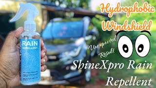 Shinexpro Rain repellent Review  Hydrophobic window and windshield coating for car [upl. by Seraphim201]