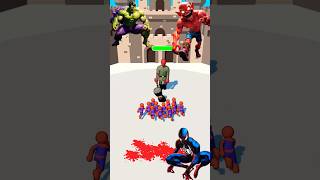 OMG 😯😯 HULK POWER VS SPIDER MAN 💪🥂 SUPER HERO 💪 GAMEPLAY FIGHT VIDEO shorts funnyvideo [upl. by Eatnwahs]