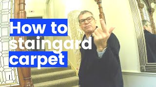 How to stainguard carpet  carpet protector [upl. by Goldfarb]