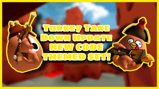 🔴Turkey Takedown Update🔴 NEW CODE SET 🔴 Shell Shockers [upl. by Aicina]