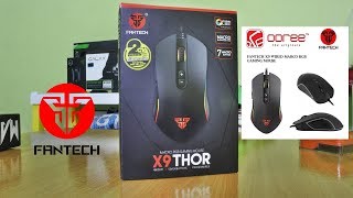 FANTECH X9 THOR เมาส์เกมมิ่ง มาโคร RGB [upl. by Olimreh]