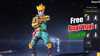 Free Bugi  Vugi Emote kese le  How To Get Free Emotes  WØLF Gaming [upl. by Lazarus]