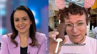 Lefties losing it Rita Panahi reacts to ‘narcissist’ trans activist at Disneyland [upl. by Ennovihc962]