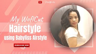 Babybliss 4in1 Airstyle 1000 brush for wavy wolfcut hairstyle [upl. by Milde]