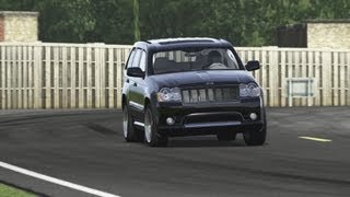 Grand Cherokee SRT8 Top Gear Test Track [upl. by Annoled]