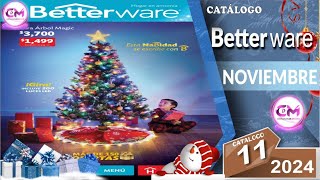 🎄CATALOGO BETTERWARE NOVIEMBRE 2024 [upl. by Yelkreb]