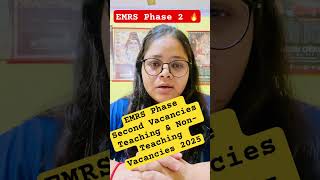 EMRSPhase2Vacancies2025 EMRSRecruitment2025 EklavyaModelSchools EMRSJobs2025 EMRSOpportunities [upl. by Matazzoni58]