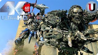 Transformers Age Of Extinction Optimus Prime vs Lockdown Final Battle Part 2 Movie Clip FULL HD [upl. by Rexer98]