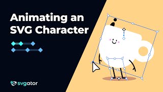 Animate SVG Character  SVGator [upl. by Eelac294]