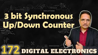 3 Bit Synchronous Up amp Down Counter Basics Circuit Designing Working and Waveforms [upl. by Otho31]