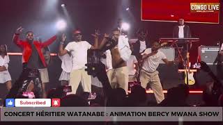 CONCERT HÉRITIER WATANABE  ANIMATION BERCY MWANA SHOW [upl. by Eceer]