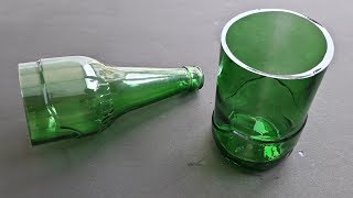 how to cut glass bottle at home [upl. by Maril]