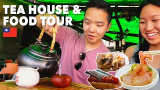 JIUFEN TAIWAN VLOG 🇹🇼  amei tea house food tour taiwanese street food shifen [upl. by Lanfri]