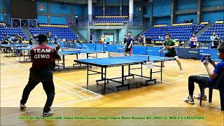 Suku Akhir Qi Shen vs Taufik Game Single Open Dato Bandar KL 2325 Dis 2023 [upl. by Hazaki]