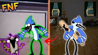 MORDECAI E RIGBY RODARAM Friday Night Funkin CN Corruption MOD Vs Pibby [upl. by Elicia357]