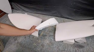 How to glue together a surfboard blank  Super Easy [upl. by Ainesell807]