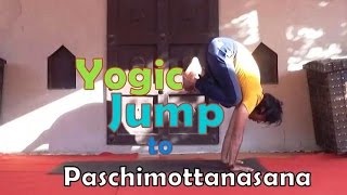 JumpFloat to Paschimottanasana  Ashtanga Power Vinyasa Yoga  Vyfhealth [upl. by Esiuol]