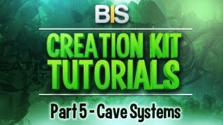 Skyrim Creation Kit Tutorials  Episode 5 Creating Cave Systems [upl. by Riddle]