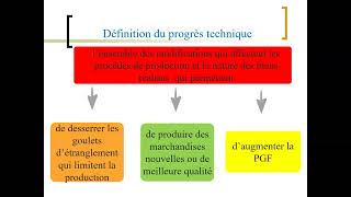 Lanalyse de Solow un progrès technique exogène [upl. by Sitoeht]