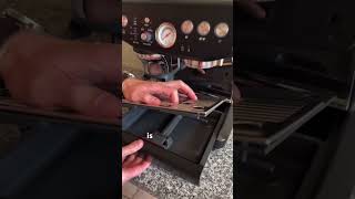 Breville Barista Express  How to run a deep back flush shorts [upl. by Durant20]