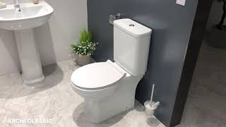 Huida Archi Classic collection toilet and basin [upl. by Anirec64]