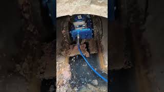 Man searching in gutter robotic shortsvideo [upl. by Atikim]