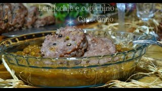 LENTICCHIE E COTECHINO [upl. by Nairbal]