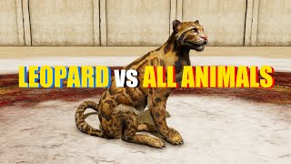 Far Cry 4 Animal Fight  Leopard vs All Animals Battles [upl. by Devona]