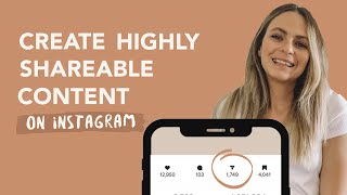 How To Create SHAREABLE Instagram Content x2 your growth with my 5 tips [upl. by Roselle]