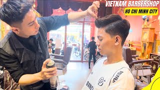 ASMR 💈Vietnam BarberShop  63  Haircut head massage and styling  Full version [upl. by Ashby]