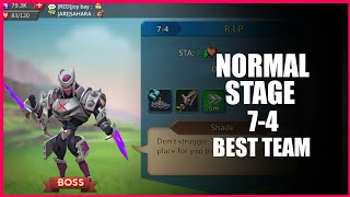 Lords mobile Normal stage 74 f2pelite stage 74 normal stage 74 dream gamer Lost Sword [upl. by Nodanrb]