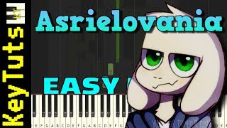 Asrielovania by Jimmy the Bassist  Easy Mode Piano Tutorial Synthesia [upl. by Kristine]