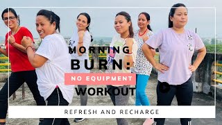 MORNING ZUMBA WORKOUTFITNESSROUTINEHEALTHYCALORIES BURNING EXERCISE [upl. by Leahcimed624]