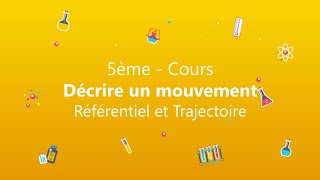 5ème  Décrire un mouvement  COURS [upl. by Berlyn]