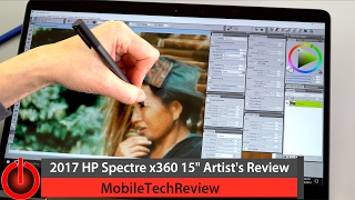 2017 HP Spectre x360 15quot Review for Artists [upl. by Owen]