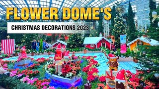 FLOWER DOMES CHRISTMAS DECORATIONS 2023  GARDEN BY THE BAY [upl. by Acire802]