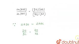 The area of two similar triangles are in ratio of the squares of the corresponding altitudes [upl. by Eessac238]