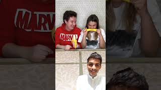 Real or fake banana 🍌challenge challenge banana funny prank [upl. by Nennek]