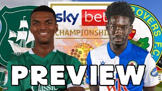 PLYMOUTH ARGYLE vs BLACKBURN ROVERS  MATCH PREVIEW [upl. by Itra]