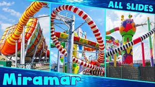 ALL INSANE WATER SLIDES at Miramar Weinheim [upl. by Eiramnerual87]