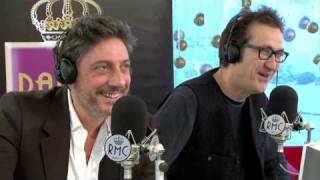 Radiomontecarlo  Sergio Castellitto e Marco Giallini presentano il film quotLa bellezza del somaroquot [upl. by Esdnyl]