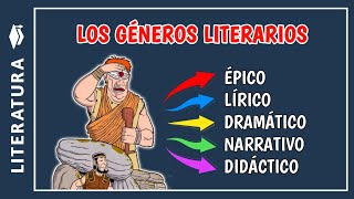 📚Qué son los GÉNEROS LITERARIOS y sus subgéneros  Cómo se clasifican los géneros literarios [upl. by Dickie]