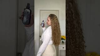 Quick Curly Hair Care Short amp Sweet Routine curlyhair haircare hairstyles [upl. by Airtemad219]