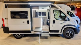 New Luxury 541meters Smallest Campervan  Chausson V594S [upl. by Ahsinauq]