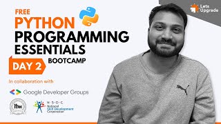 Day 2  Objects amp Data in Python  Free Python Programming Essentials Bootcamp 5 Days [upl. by Winterbottom]