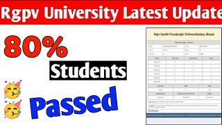 80 students passed 🥳 rgpv update [upl. by Kooima]