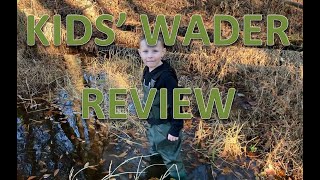 4 Year Olds First Time in Waders  Duck Swamp Checkup [upl. by Nivej]