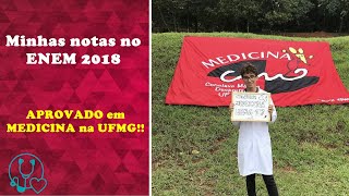 Minhas notas no ENEM para passar em MEDICINA  EVOLUÇÃO [upl. by Esaj46]