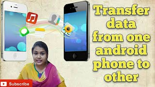 how to transfer data from one android phone to other [upl. by Enaht]